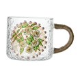 thumbnail image 2 of Vaso de vidrio para helado, decoración con diseño floral, novedoso hervidor portátil para Taza de agua, 2 of 9