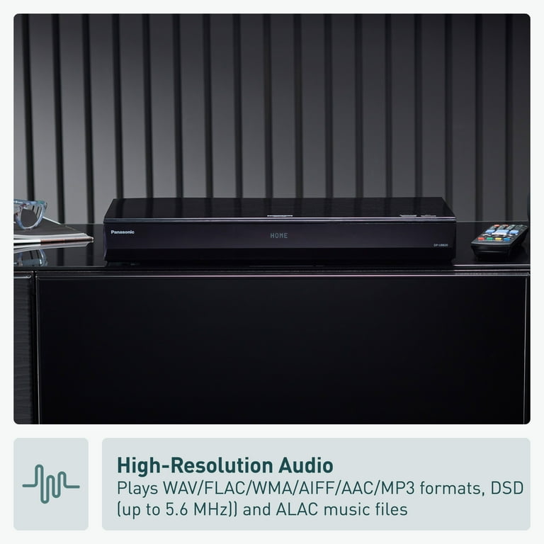 Panasonic 4K Ultra HD Blu-ray Player with HDR10+, Dolby