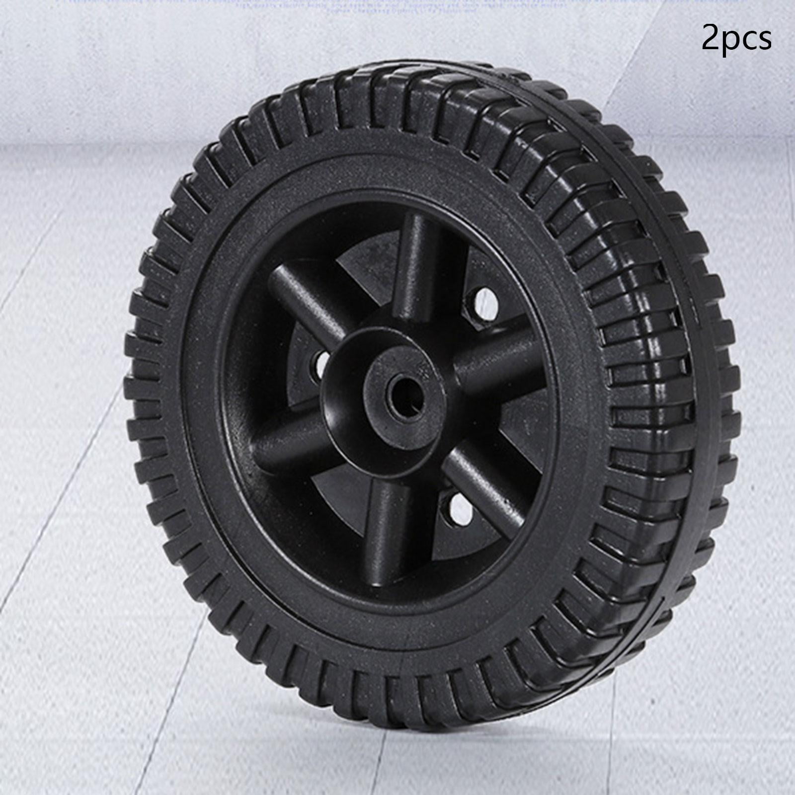 2 Pieces Grill Wheel Hand Truck Tires Dustproof Sandproof Width 4cm  Universal Wheel Replacement 6in for Most Accessory Style B