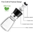 thumbnail image 4 of Salt and Pepper Grinder Set of 2 - Adjustable Ceramic Sea Salt Grinder & Pepper Grinder ，Salt and Pepper Shakers Set - Pepper Mill & Salt Mill, 4 of 8
