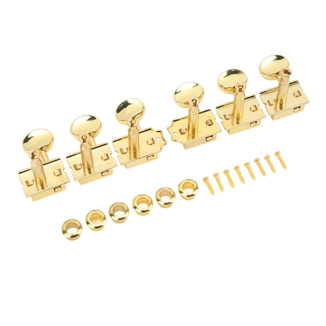 Têtes de Machine de Guitare, 6 Pcs Guitare Électrique Pegs de Réglage de Guitare Électrique Pegs de Réglage de l'Industrie des Normes de Pointe