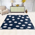 thumbnail image 2 of Yayeee Area Rugs for Living Room 5.2'x4' Non Slip Washable Bedroom Floor Carpet, Navy Blue Baseball Pattern, 2 of 6