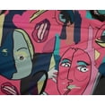 thumbnail image 5 of oneOone Polyester Spandex Pink Fabric Abstract Comic Face Sewing Craft Projects Fabric Prints By Yard 56 Inch Wide, 5 of 5