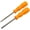 Orange, variant on 3.8mm and 4.5mm Gamebit Screwdriver Set, Security Screwdriver Bits for Opening Nintendo, Sega Consoles and Game Cartridges (Blue)