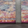 thumbnail image 3 of Hauteloom Shueyville Boho Colorful Area Rug for Living Room, Bedroom Area Rug - Traditional Vintage Medallion Carpet - Orange, Purple, Magenta, Teal - 9' x 12'6", 3 of 14