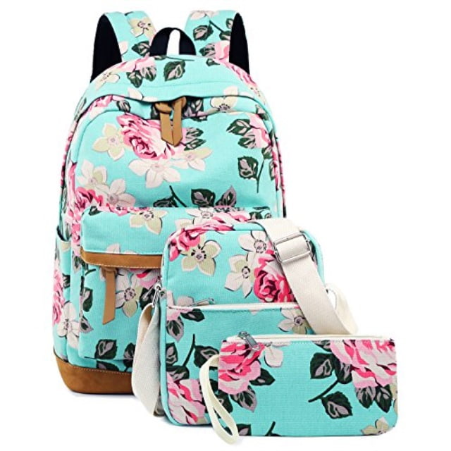 YOURNELO Womens Fashion Embroidered Tiger Head School Backpack Bookbag
