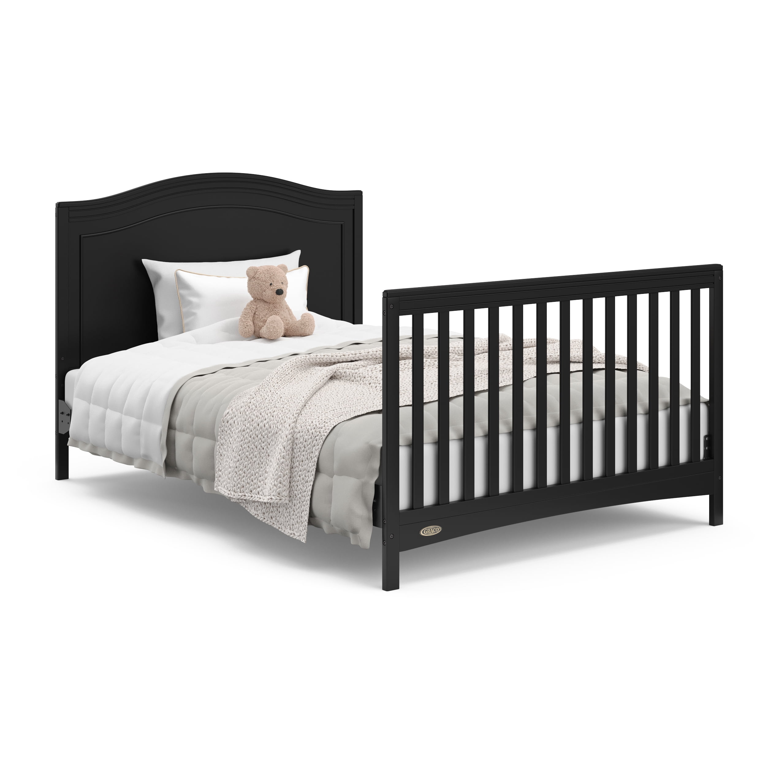 Graco Paris 4 in 1 Convertible Baby Crib Black Walmart