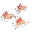 thumbnail image 2 of OULII 3Pcs Wooden Train Track Expansion and Connection Set for Children Playtime, 2 of 5