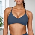 thumbnail image 1 of Versatile Strappy Back Sports Bra with Removable Pads for Comfort and Support Seamless Yoga Gym Everyday Wear for Daily Routine, 1 of 4