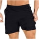 thumbnail image 1 of Pantalones Cortos Atléticos Forrados para Hombres Casual Deportes de Doble Capa Forro Delgado, Pantalones Cortos Tejidos Respirables de Cinco Cuartos para Correr, Fútbol Y Entrenamiento, 1 of 3