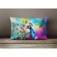 thumbnail image 4 of Hippie Animal Peacock Throw Pillow 12 in x 16 in, 4 of 4