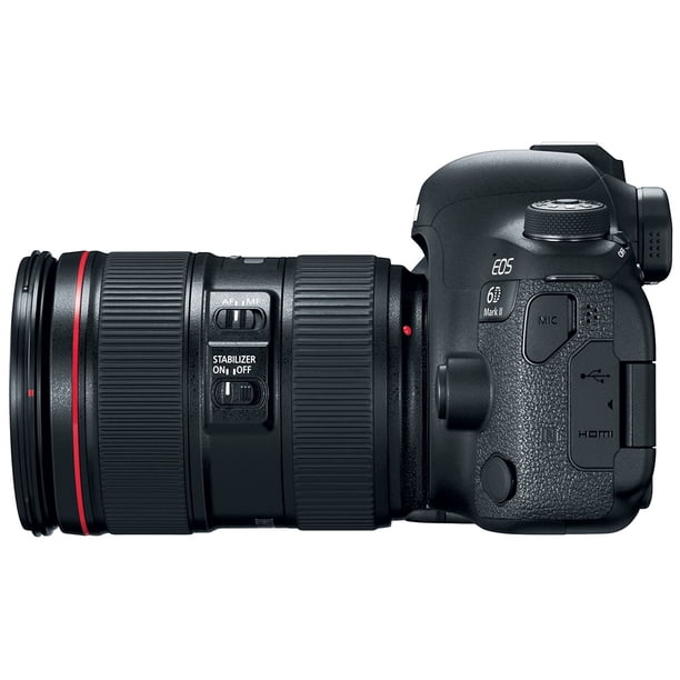 Canon EOS 6D Mark II EF 24-105mm Kit - Walmart Business Supplies Canon EOS 6D Mark II EF 24-105mm Kit - Walmart Business Supplies