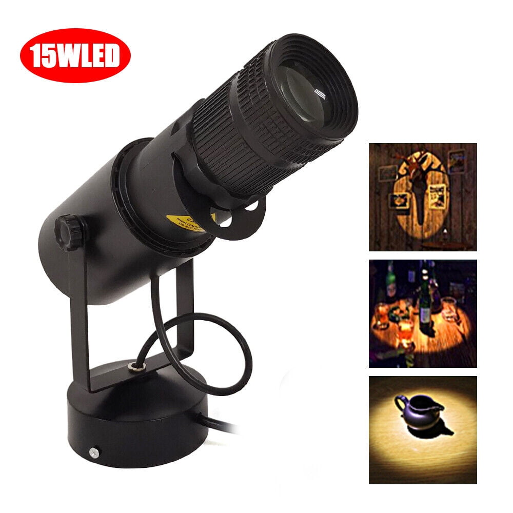 DJ Light, 15W Stage Lighting LED DMX Pin Spot for Club Disco Party Show DJ 5500k
