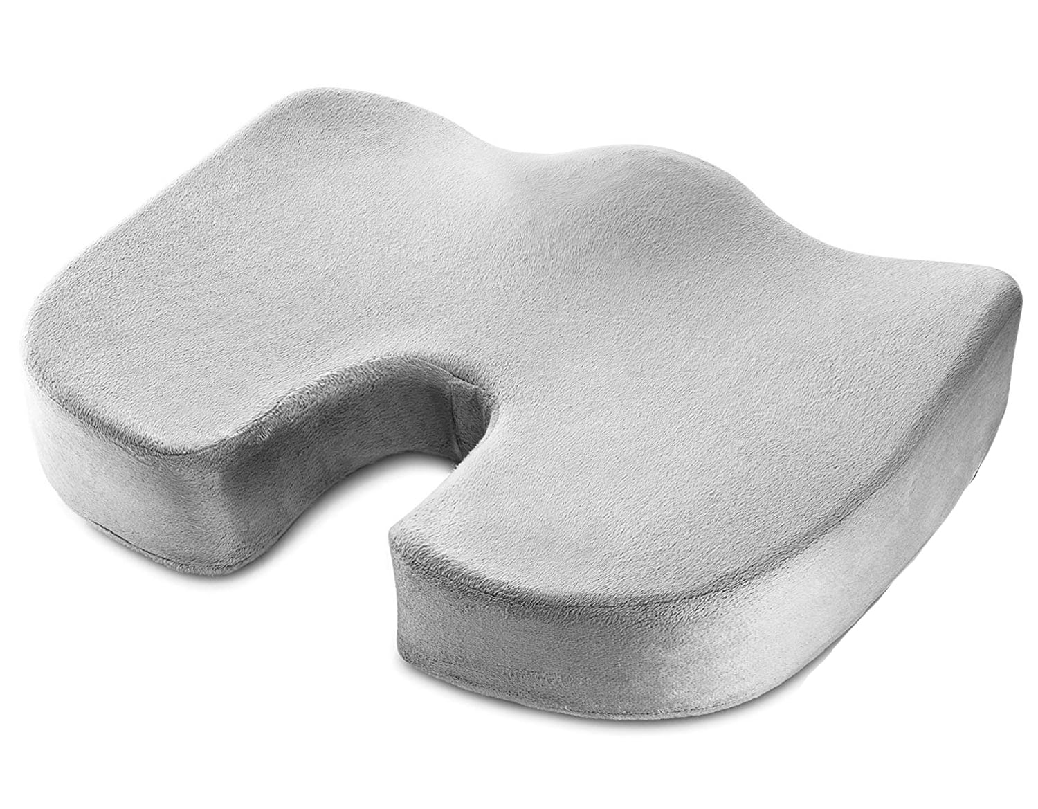 Tektrum Portable Coccyx Memory Foam Seat Cushion Pain Relief for