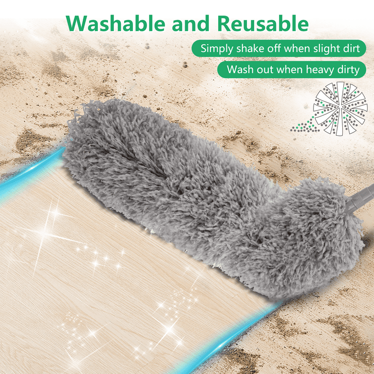 Sugarday Microfiber Extendable Feather Duster with Extension Handle photo 2