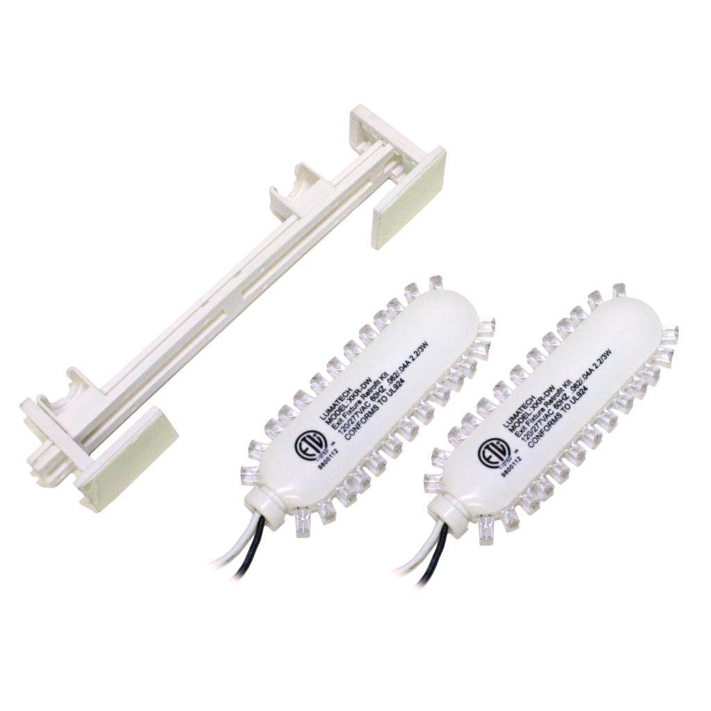 Lumatech 97010 LED Exit Light Retrofit Kit (RFBK3RHW)
