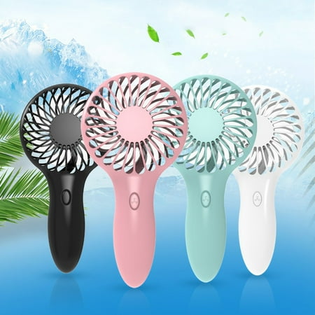 

Hesroicy USB Rechargeable Mini Potable Handheld Desktop Air Cooling Fan for Home Office