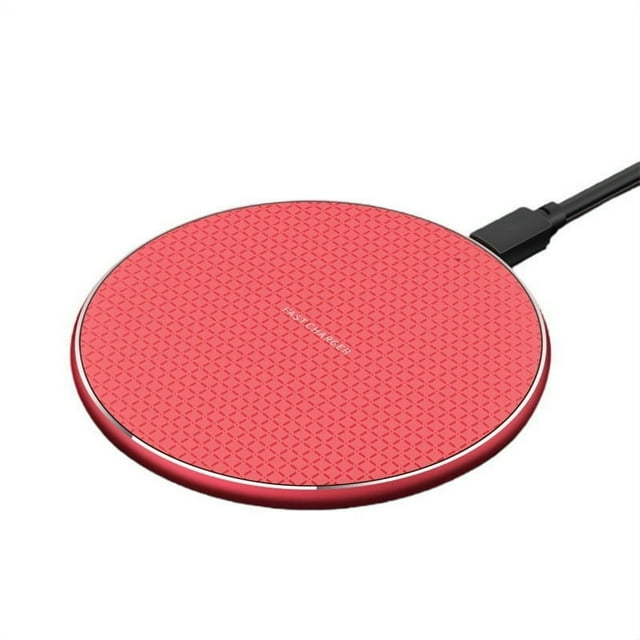 CNKOO Chargeur Sans Fil pour Téléphone Portable Chargeur Sans Fil pour Android Compatible Chargeur Sans Fil Rapide Noir 10W