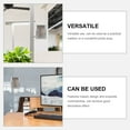 thumbnail image 2 of 2pcs Wall Mount Postboxes Metal Mail Box Wall Mailbox with Lock Clear Letter Box for Office Home, 2 of 8