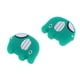 thumbnail image 2 of 2 amortiguadores de silicona para raquetas de tenis con forma de animal, ideal como regalo. Elefante verde, 2 of 6