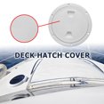 thumbnail image 1 of Cubierta de escotillas de plástico desmontable para yate de barco marino (blanco 4 pulgadas), 1 of 6