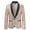 Beige, variant on cllios Mens One Button Sequin Dress Suit Jacket Party Festival Tuxedo Sport Coat Shawl Lapel Slim Fit Prom Wedding Suit Blazers