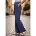 thumbnail image 3 of Jessica London Women's Plus Size Wide Leg Gauze Pant, 3 of 4