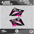thumbnail image 2 of Kalair GFX Graphics Kit for Kawasaki KLX110 (2010-2023) Axis Series, 2 of 5