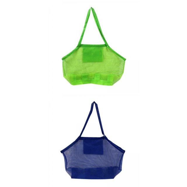 2 bolsas grandes de malla para , bolsas de mano para , bolsa de transporte para juguetes, organizador de almacenamiento Hugo bolsos de playa de malla