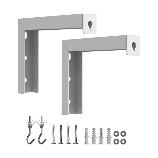 Soporte de montaje en pared para cortina de proyector Hugo 2 piezas con gancho de Metal