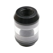 YOUNGNA PETG Water Cooling Filter PC Dual Internal Joint G1/4 Thread (Short Version) Good for Water Cooling System