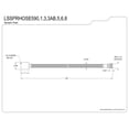 thumbnail image 2 of Kingston Brass LSSPRHOSE590 59" Braided Pull Down Kitchen Faucet Spray Hose, Matte Black, 2 of 3