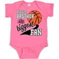 thumbnail image 3 of Inktastic Little Brother and Biggest Fan Basketball Player Boys Baby Bodysuit, 3 of 5