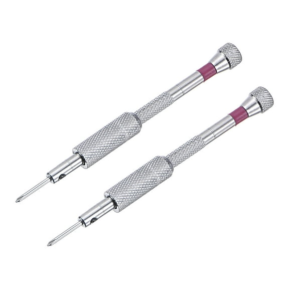 Uxcell Micro Precision Screwdriver, 1.6mm Phillips Head for Watch Eyeglasses Electronics Repair 2 Pack