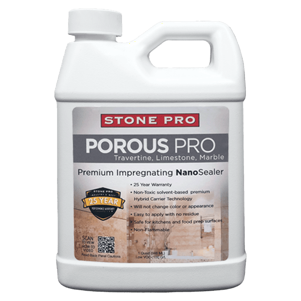 StonePro Porous Pro Sealer (1 Quart 32 Fl Oz) (For Sealing