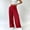 Red, variant on Women's Bow Tie Wrap Pants Wide Leg Dress Pants Elegant Business Casual Solid Color Long Pants with Button Gray