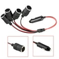 thumbnail image 1 of Lighter Splitter 4 Socket, Plug Socket Splitter Adapter  Lighter Splitter Adapter Portable  For Car Rv, Suv, Racing Car, Truck, 1 of 8
