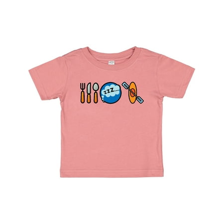 

Inktastic Kayaking Eat Sleep Kayak Boys or Girls Baby T-Shirt