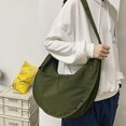 thumbnail image 2 of Bolsa de bolas de masa hervida TUNC Bolsas cruzadas de lona unisex Verde Sencillez, 2 of 5