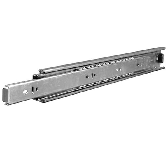 Knape & Vogt KVDUR45 B22 100 lbs Class Full Extension Ball Bearing Drawer Slide, 22 in. - Zinc