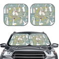 thumbnail image 2 of Fotbe Cute Farm Birds 2-Piece Car Windshield Sun Shade | Sun Blocker for Car Windshield | Foldable Automotive Interior Accessories for Sun Protection-Medium, 2 of 7