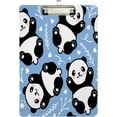 thumbnail image 2 of Coolnut Cute Panda Paw Blue Acrylic Clipboard with Low Profile Gold Metal Clip Standard A4 Letter Size Decorative Clipboards for Office,Jobsite,Medical,School, 2 of 7