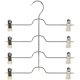 thumbnail image 1 of Multi-layers Skirt Hanger Clothes Hanger Metal Hanger for Socks Pants with Clips, 1 of 2