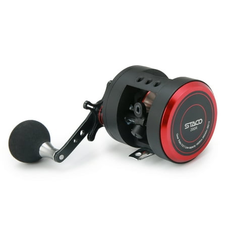 Salmon Trolling Reel 10+1 BB Fishing Reel Left/Right 5.6:1 Trolling Reel Drum Fishing Reel Snakehead Bass Salmon Fishing Reel ()