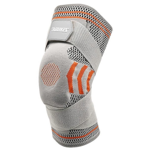 AOLIKES 7731 1Pc Basketball Knee Brace Silicone Padded Knee Support Running Knee Compression Sleeve