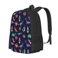 thumbnail image 2 of Daiia Space Dinosaur Backpack for Men and Women -Durable Backpack Large Capacity, Water-Resistant Bag with Adjustable Straps and Laptop Compartment, 2 of 9