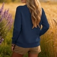 thumbnail image 6 of Perfectbot Women's V Neck Knit Sweater, Long Sleeve Loose Fit Fall & Spring Top with Ribbed Trim, 6 of 7