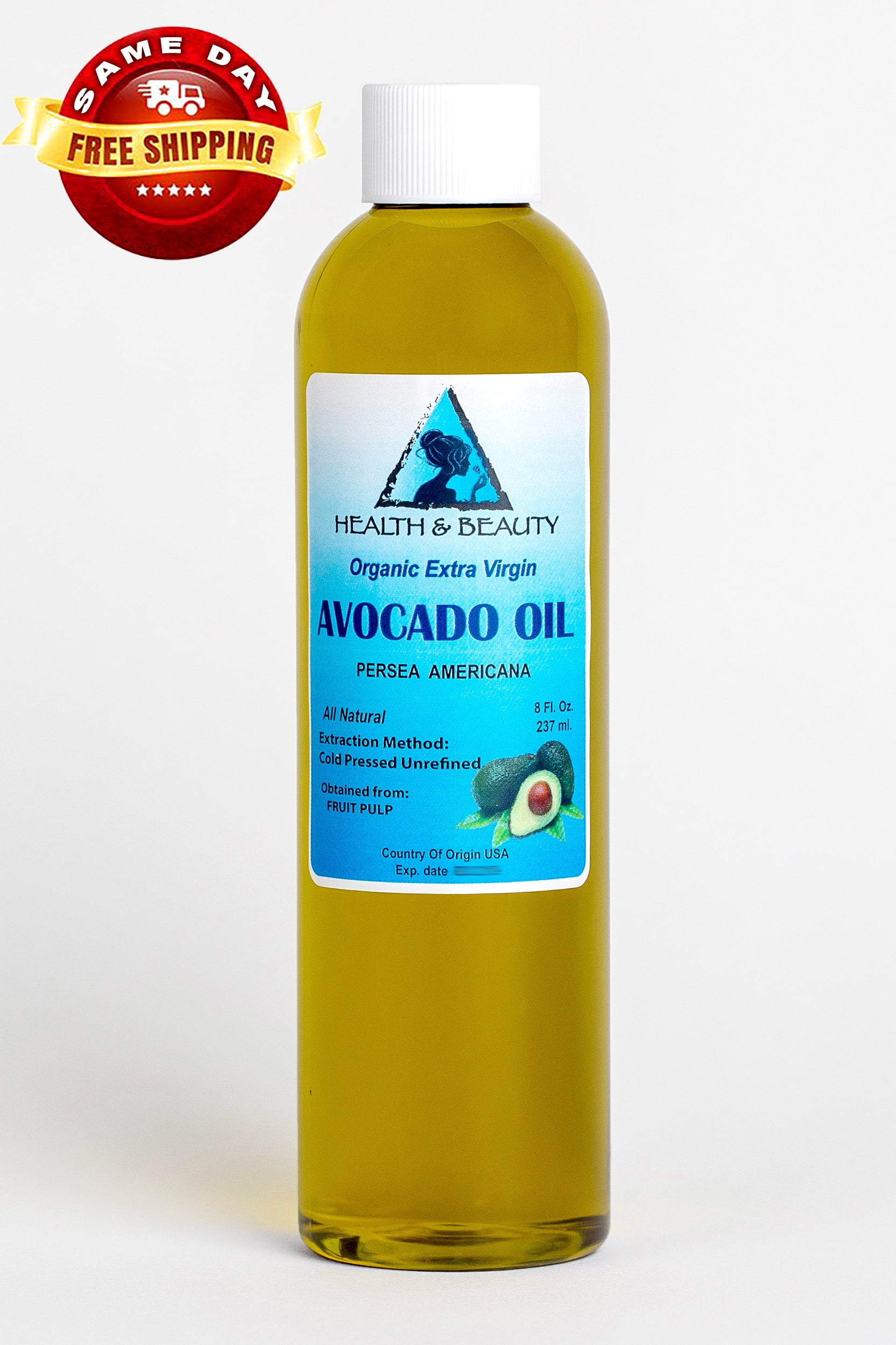 Avocado Oil Extra Virgin Organic Unrefined Cold Pressed Raw Natural
