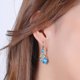 thumbnail image 4 of -Pendientes de Cristal para Mujer Pendientes de Temperamento Largo, 4 of 5
