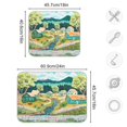 thumbnail image 3 of Dish Drying Mat for Kitchen Counter | Reversible, Super Absorbent & Hanging | 16x18 / 18x24 Inch (S/M)，Peaceful Life, 3 of 8